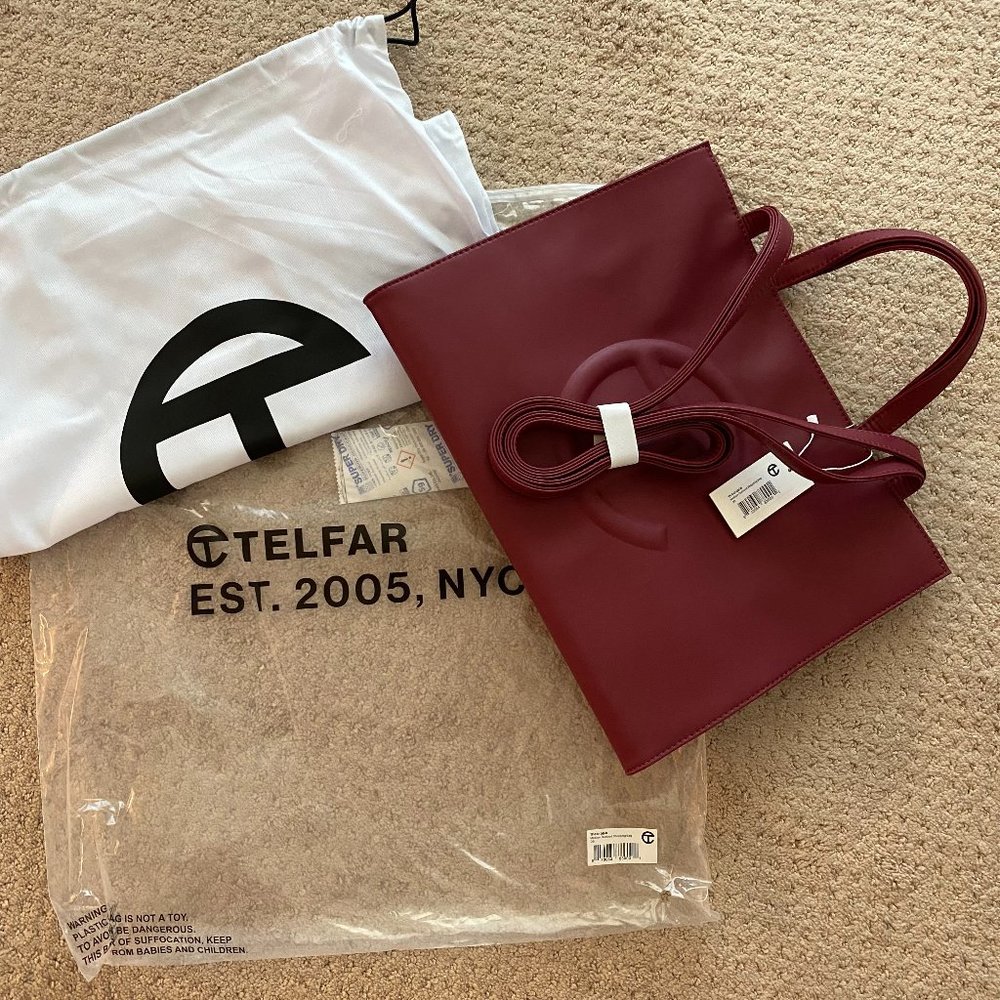 Medium Telfar Shopping Bag - Oxblood
